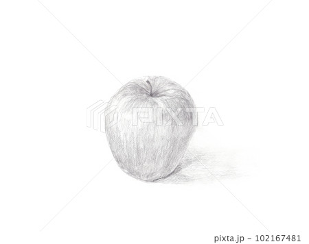 Artistic Blog - learn how to draw with colored pencils: How to draw an apple  with colored pencils - step by step tutorial