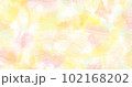 アルコールインク背景　暖色オレンジ黄色 102168202