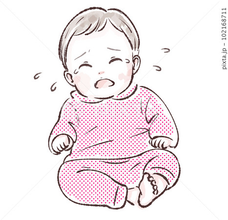 赤ちゃん, イラスト, 素材, ベビー, 可愛い, 育児, マタニティ, 出産, 子育て, ベビーカ 赤ちゃん, イラスト, 素材, ベビー, 可愛い, 育児, マタニティ, 出産, 子育て, ベビーカ 102168711