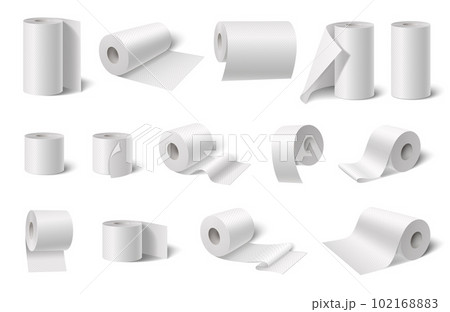 Toilet Tissue Icon Set 102168883