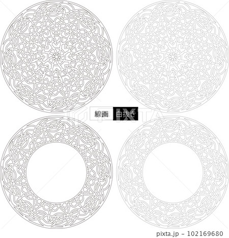 花の装飾文様 102169680