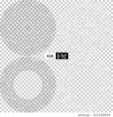花の装飾文様 102169680