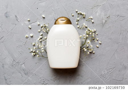 Fancy healthcare bottles for cream with...の写真素材 [102169730