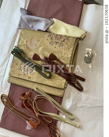 着物　帯　小物合わせ　鮫小紋　小紋　江戸小紋　伝統柄 102170638