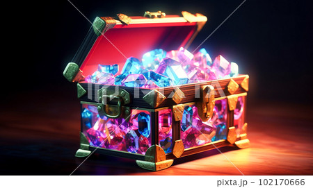 ファンタジーな宝箱「AI生成画像」 ファンタジーな宝箱「AI生成画像」 102170666