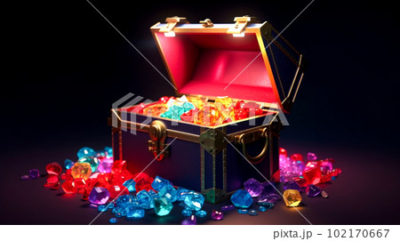 ファンタジーな宝箱「AI生成画像」 ファンタジーな宝箱「AI生成画像」 102170667