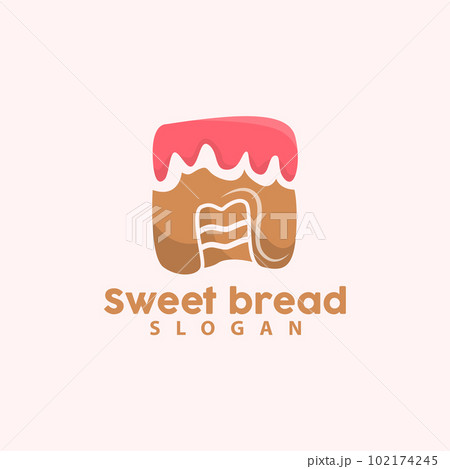 Sweet Bread Logo, Pancake Birthday Vector, Sandwich, Symbol Illustration Icon Design Sweet Bread Logo, Pancake Birthday Vector, Sandwich, Symbol Illustration Icon Design 102174245