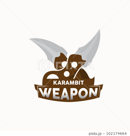 Kerambit Logo, Indonesia Fighting Weapon Vector, Ninja Fighting Tool Simple Design, Template Illustration Symbol Icon Kerambit Logo, Indonesia Fighting Weapon Vector, Ninja Fighting Tool Simple Design, Template Illustration Symbol Icon 102174664