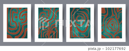 Abstract imagination lines wall art print Abstract imagination lines wall art print 102177692