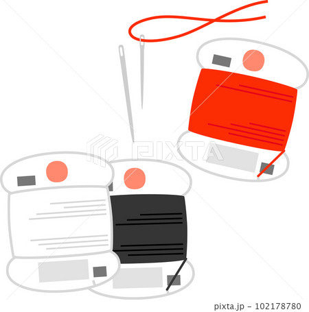 手縫い糸と縫い針 手縫い糸と縫い針 102178780