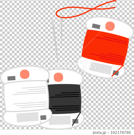 手縫い糸と縫い針 手縫い糸と縫い針 102178780