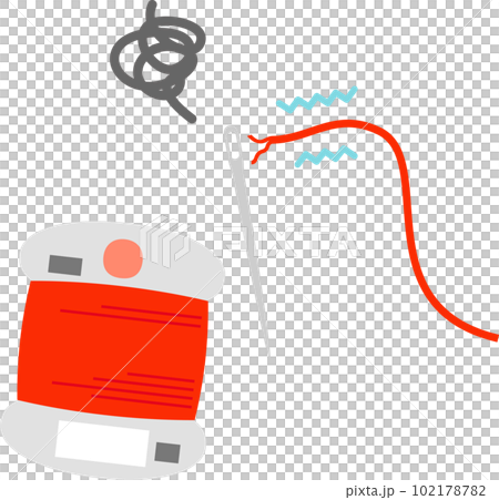 針孔に通らない糸 102178782