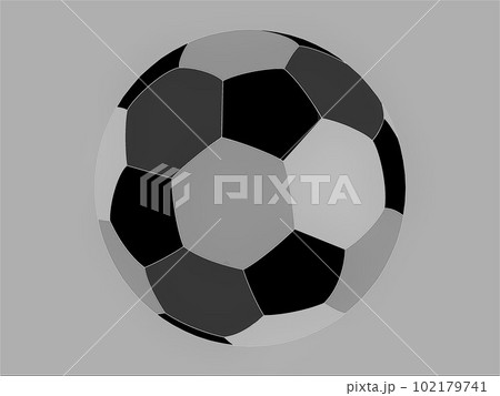3アイコンサッカービーチボール白黒1 102179741