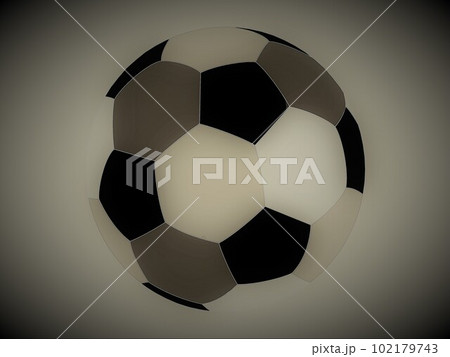 3アイコンサッカービーチボール白黒3 102179743