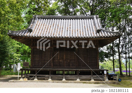 岡山県津山市にある作楽神社：神楽殿 102180111