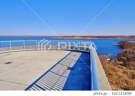 道の駅 ウトナイ湖展望台 屋上デッキ 道の駅 ウトナイ湖展望台 屋上デッキ 102181699