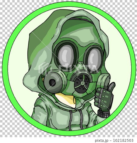 SNS icon gas mask SNS icon gas mask 102182503