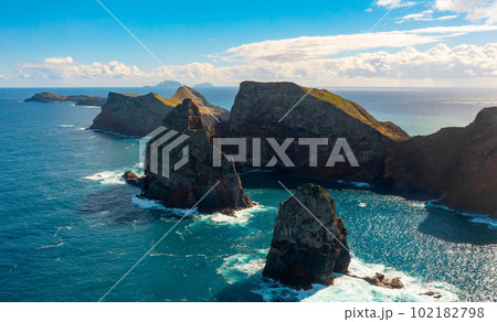 Landscape with Ponta de Sao Lourenco, Madeira Island, Portugal 102182798