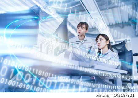 ハイテク企業のテクノロジー 102187321