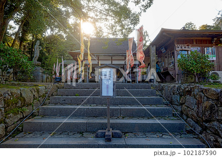 滋賀 三井寺 水観寺の境内風景 滋賀 三井寺 水観寺の境内風景 102187590