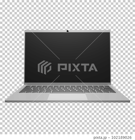 三維筆記本電腦的 3DCG 前視圖 三維筆記本電腦的 3DCG 前視圖 102189026