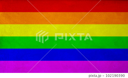 LGBT Rainbow flag grunge background 102190390