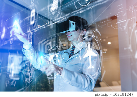 ハイテク企業のテクノロジー 102191247