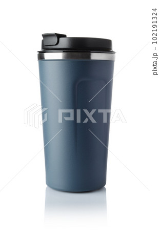 Thermo mug isolated on white. 102191324