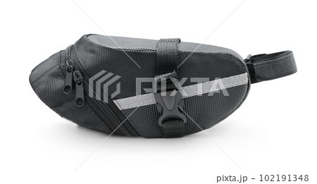 Bicycle bag isolated on white. Bicycle bag isolated on white. 102191348