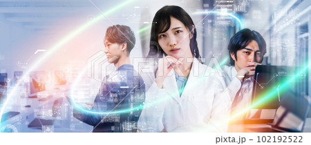 ハイテク企業のテクノロジー 102192522