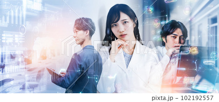 ハイテク企業のテクノロジー 102192557