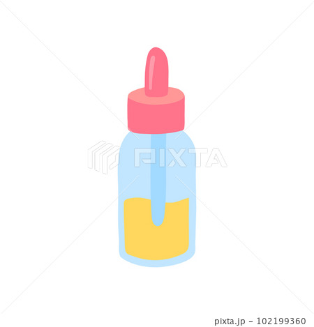 Cartoon Color Aromatherapy Concept Dropper Essential Aromatic Oil Bottle Flat Design Style . Vector illustration Cartoon Color Aromatherapy Concept Dropper Essential Aromatic Oil Bottle Flat Design Style . Vector illustration 102199360