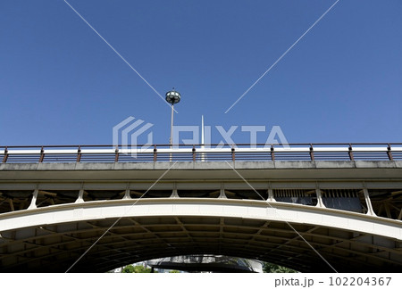 天神橋、橋梁、中之島、神様、てんじん、氏神様、天満宮、ライトアップ 102204367
