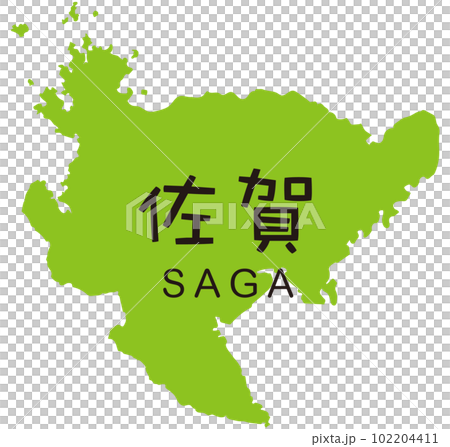 佐賀県　観光　地図　アイコン 102204411