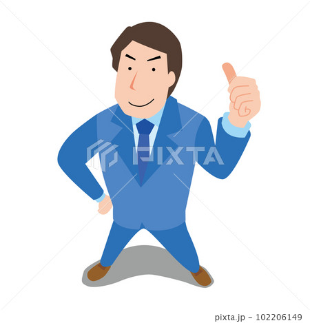 親指を立てる男性 親指を立てる男性 102206149