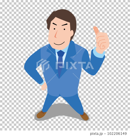 親指を立てる男性 親指を立てる男性 102206149