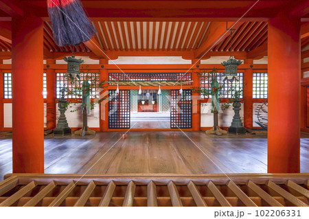 厳島神社 客神社本殿 厳島神社 客神社本殿 102206331