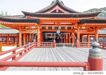 厳島神社　高舞台・本社本殿 102206565