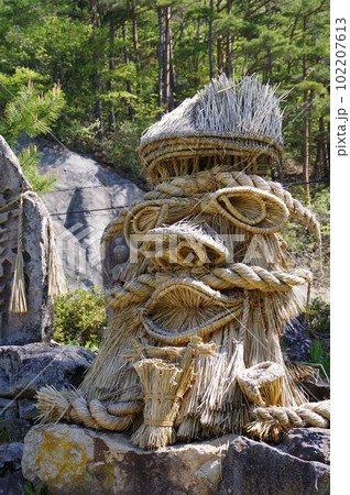信州長野 大岡地区の道祖神 芦ノ尻の道祖神 藁製神面道祖神 2023年版 信州長野 大岡地区の道祖神 芦ノ尻の道祖神 藁製神面道祖神 2023年版 102207613