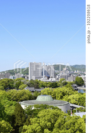 ひろしま美術館と広島の街並み(2023年4月27日撮影) ひろしま美術館と広島の街並み(2023年4月27日撮影) 102208618