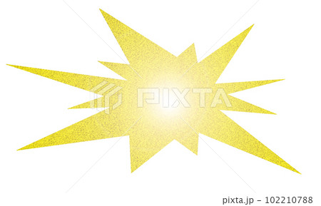 吹き出しサンシャイン光 102210788