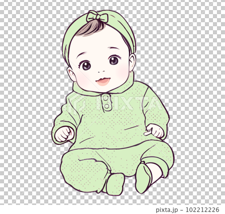 寶貝，插畫，素材，寶寶，可愛，育兒，母子，分娩，親子，童車 102212226