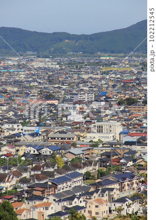 市街地風景/低層住宅が密集する町 102212545