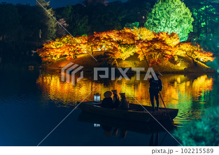 【高松市】栗林公園 秋のライトアップ【紅葉】 【高松市】栗林公園 秋のライトアップ【紅葉】 102215589