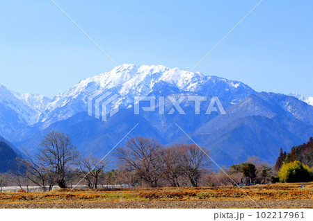 3月の信濃大町からの北アルプス 麗しき北アルプス 積雪の北アルプス 3月の信濃大町からの北アルプス 麗しき北アルプス 積雪の北アルプス 102217961