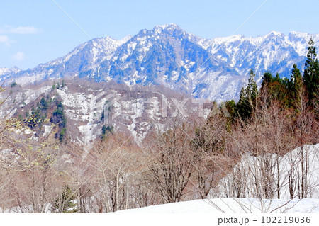 奥裾花渓谷の風景　　 102219036