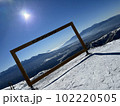 長野県車山スキーパークの雪景色　晴れ 102220505