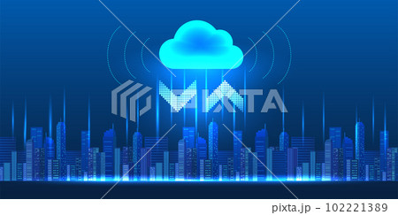 Smart technology for data storage and data transmission is a popular future system used in digital cities. by working through the cloud system It is a network that sends data all over the world. 102221389
