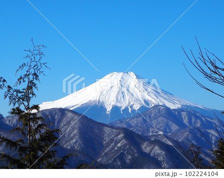 高畑山から見た富士山 102224104