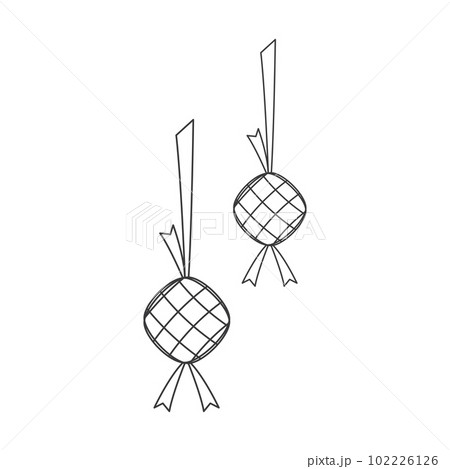 Ketupat or rice dumpling 102226126